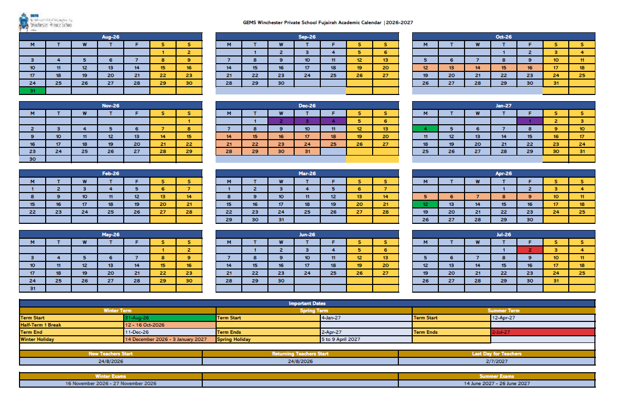 Calendar